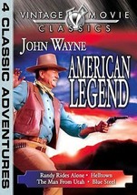 John Wayne - American Legend (DVD, 2005) Westerns 4 Classic Adventures Wild West - £5.50 GBP