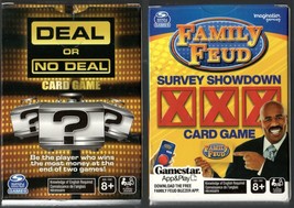 2 Packs of Card Games, (1) Deal or No Deal & (1) Family Feud. New Travel Size - $14.50