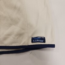 L.L. Bean Women's Ivory Fleece 1/4 Zip Pullover Sweatshirt Size Medium 502183 image 7