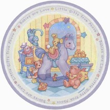 Babies Are Love Lunch Plates Birthday Party Baby Shower Supplies 8 Per Package - £4.75 GBP