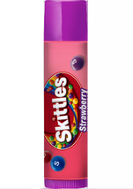 Lip Smacker Skittles Wild Berry Strawberry Candy Lip Balm Lip Gloss Chap Stick - £2.58 GBP