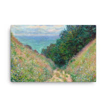 Claude Monet Path at La Cavee, Pourville, 1882 Canvas Print - £78.84 GBP+