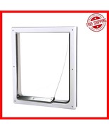 Flexible Flap 2-Way Locking Dog Door for Medium to XL Pets - Easy Instal... - $1,082.79 MXN