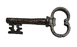 Vintage Rare Bronze Key Bottle Opener Corkscrew Unbranded - £11.29 GBP