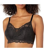 NWT Bali 257426 Womens Lace Desire All Over Lace Wirefree Bra Black  Medium - $29.74