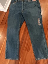 LEVI&#39;S JEANS MEN&#39;S 541 ATHLETIC TAPER BLUE DENIM JEANS 42X32 STRETCH $79... - $34.64