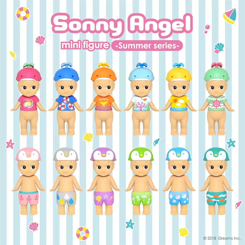 Blind Box Sonny Angel 2018 Summer Series Beach Mini Figure Cute Doll Model Girls - £18.70 GBP+