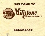 Millstone Restaurant Breakfast Menu 1987 - $13.86