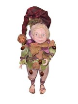 Vintage 18" Colonial Williamsburg Aldik Woodland Forest Elf Doll Christmas image 2