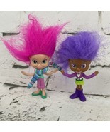 Trollz Dolls Lot Of 2 Made For Mcdonalds Pink Purple - £7.78 GBP