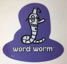 Cranium Hullabaloo Childrens Game Word Worm Purple Foot Mat Floor Pad 2004 - $5.34