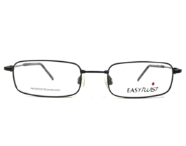 Easy Twist Small Eyeglasses Frames Mod.774 90 Black Rectangle Wire Rim 48-18-135 - £53.50 GBP