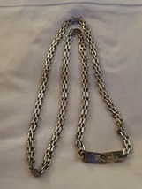 Silver Tone Metal Belt / Necklace  - £15.73 GBP