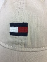 Tommy Hilfiger Mens Flag Box Logo Strapback Dad Hat Cream Beige Tan - £15.86 GBP