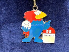 Vintage Keyring 1998 Fifa World Cup Keychain France 98 Ancien Porte-Clé Toulouse - £12.57 GBP