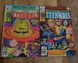 Eternals #12 13 Marvel Comics Lot of 2 1977 Uni-Mind &amp; Forgotten One 1st... - $33.85