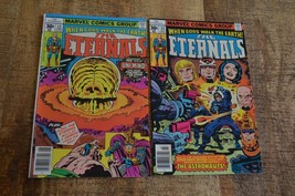 Eternals #12 13 Marvel Comics Lot of 2 1977 Uni-Mind &amp; Forgotten One 1st VF+ 8.5 - £26.82 GBP