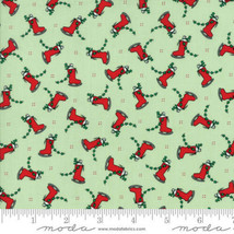 Moda Merry Merry Snow Days Spearmint 2943 12 Quilt Fabric By The Yard Bunny Hill - £8.47 GBP