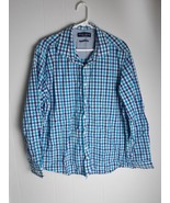 Graham &amp; Graham Fitted Plaid Long Sleeve Button Up Shirt Mens Size 2XL - $476.62 MXN