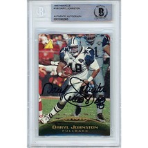 Daryl Johnston Dallas Cowboys Auto 1995 Pinnacle On-Card Autograph Beckett Slab - £77.67 GBP