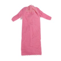 Vintage My First Barbie Fashion Slumber Party Long Pink Nightgown Dress ... - $8.99