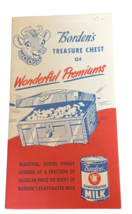 Vtg 1950 Borden&#39;s Milk Premiums Advertising Catalog Booklet E18 - $24.70