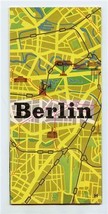 Berlin Germany Brochure with City Maps 1950&#39;s - $17.82