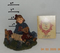 Yesterdays Child Boyds Dollstone Collection Tami Doug half time #3546V  figurine - $47.80