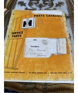 International Harvester LDR-1 Loaders Parts Catalog - $32.50