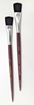 Marxbrush Translucent Paint Brush 5/8 Inch Wide For Ceramics Vintage Set... - £11.82 GBP