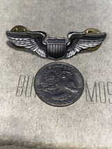 US MILITARY MEDAL ARMY PLAIN AVIATOR 2 INCHES FULL SIZE - £7.76 GBP