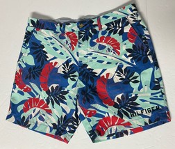 Tommy Hilfiger Mens Shorts Size 36 Floral Hawaiian Flat Front Casual Mag... - $16.35