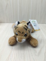 Wildlife Artists Conservation Critters Tiger Plush small w/ tag lying down 2015 - £7.10 GBP