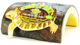 Zoo Med Ceramic Turtle Hut Natural Wood Half Log Shelter - £7.06 GBP+