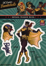 Batgirl Ant Lucia SIGNED DC Bombshells Batman Window Decal Previews EXC - $19.79