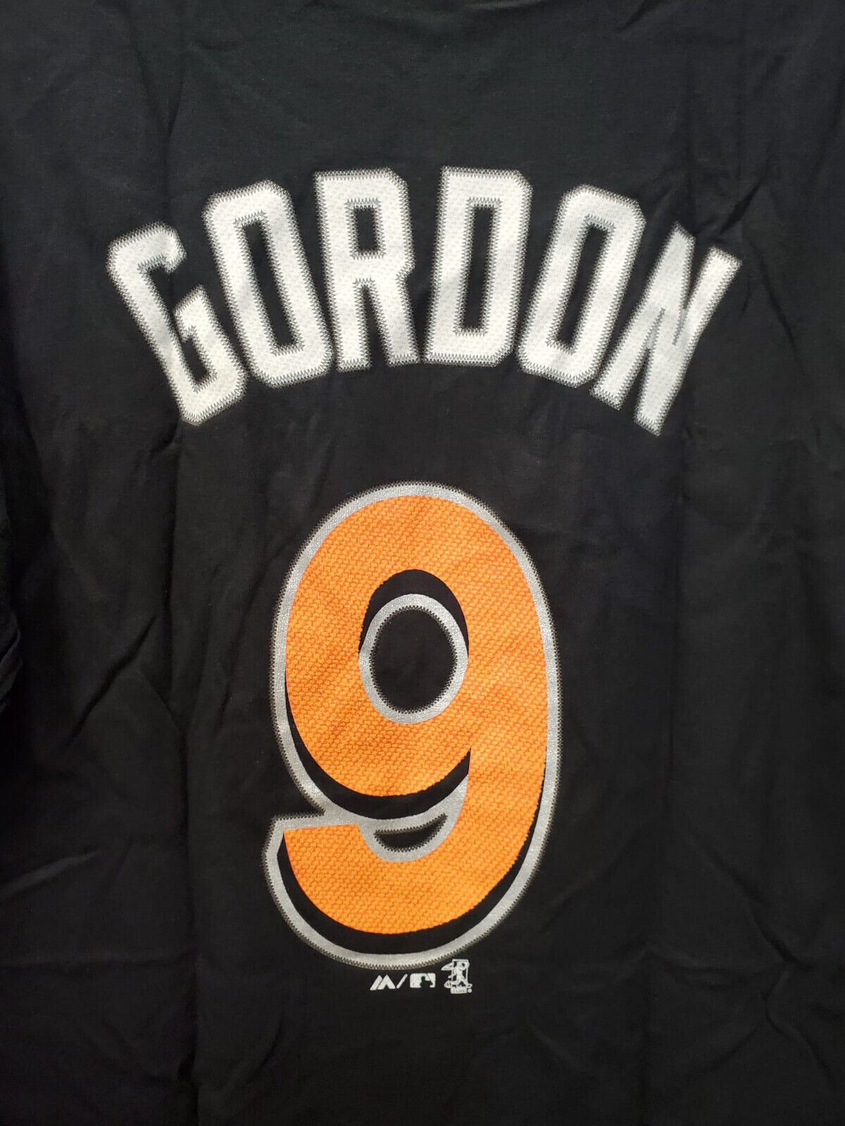 Majestic Hombre Miami Marlins Dee Gordon #9 Camiseta Manga Corta ,Negro, Pequeño Item image 4