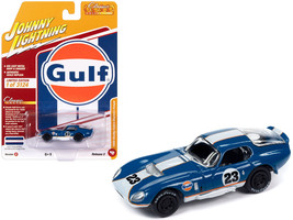 1965 Shelby Cobra Daytona Coupe #23 Dark Blue w White Orange Stripes Gulf Oil Cl - £15.37 GBP