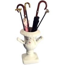 DOLLHOUSE Porcelain Stand 1.652/0 Reutter w Canes & Umbrellas Miniature - £27.77 GBP