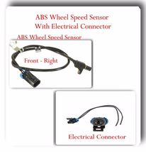 ABS Wheel Speed Sensor w/ Connector Front Right Fits: Chevrolet GMC K2500 K3500 - £11.48 GBP