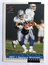 1996 Score #272 Emmitt Smith Dallas Cowboys Checklist NFL Football Card  - £0.93 GBP