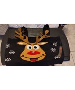 No Boundaries Juniors Size Christmas Reindeer Sweater Crop Top NWT Size ... - $18.80