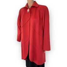 Vintage 40s Red Coat Soft Strawberry Harold Minneapolis - £111.11 GBP