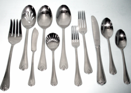 Lenox Butler&#39;s Gourmet 54 PC. Place Setting Service for 8 Stainless Flatware New - £285.32 GBP