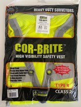 Cor Brite High Visibility Safety Vest VS296 Type R Class 2 Size XL - £11.66 GBP