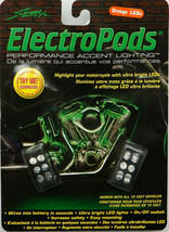 Street FX Electropods Rectangle Lightpods Orange/Black 1041894 - £21.38 GBP