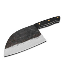 Chopping Bone Knife Butcher Knife Handmade Forged Stainless Steel Sharp Knive B - £42.28 GBP