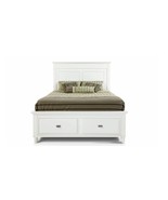 Bob&#39;s Discount Furniture Spencer Twin/Full/Queen/King White Storage Plat... - $599.00+