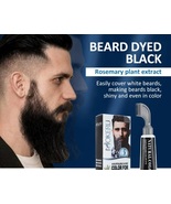 Natural Permanant Instant Beard+Hair Dye Color Shampoo Men - $20.56 CAD