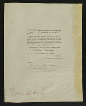 1865 antique CIVIL WAR SPEC ORDER 81st ill inf vol STEAMER TARASCON DREW... - £70.04 GBP
