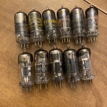 Lot of 11 Used GE 6CB6/6CB6A Vacuum Tubes Tested - £8.49 GBP